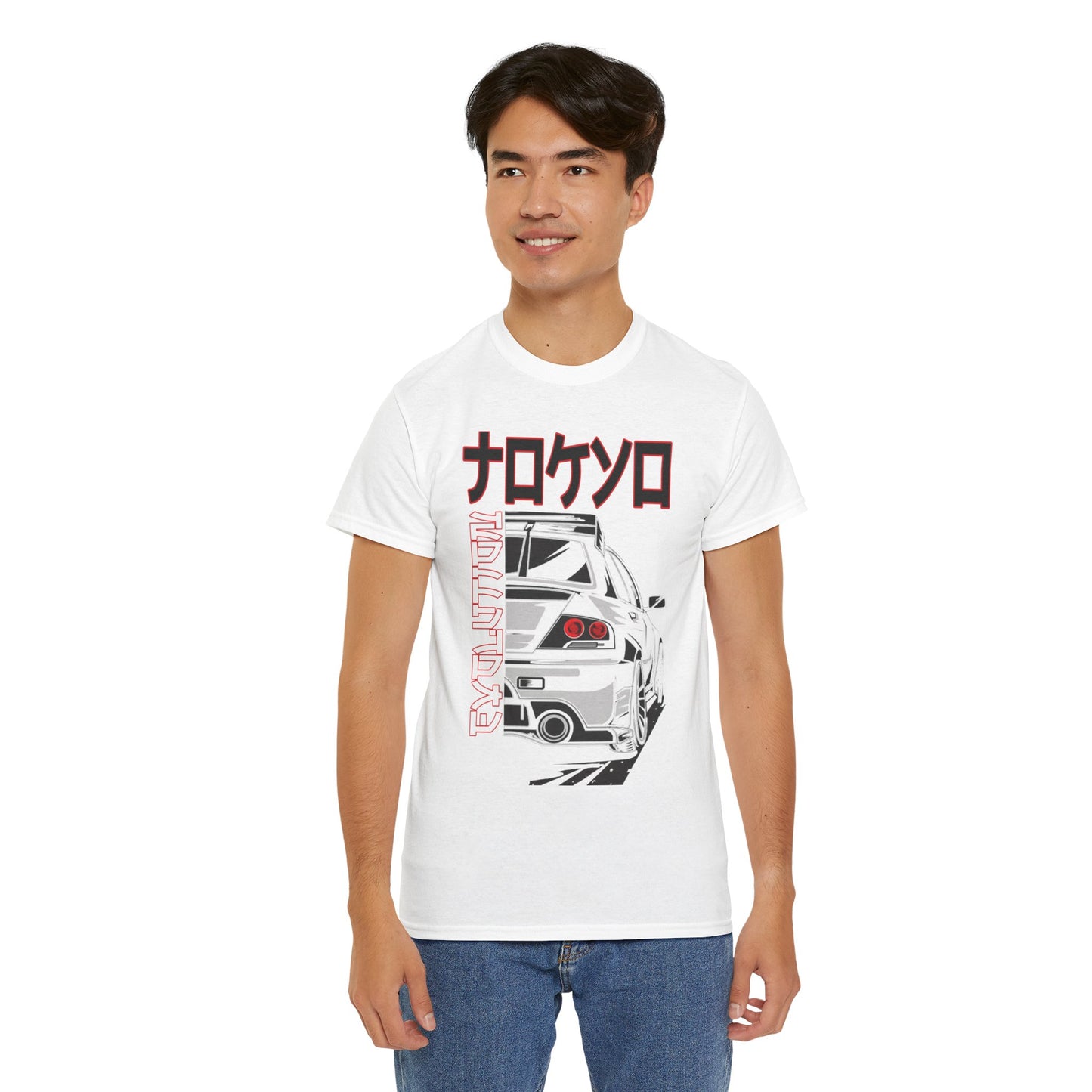 Tokyo Car T-Shirt Japanisches Straßenrennen Grafik T-Shirt Einzigartige Geschenkidee Unisex