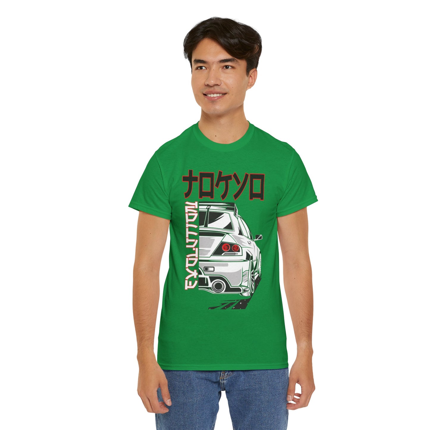 Tokyo Car T-Shirt Japanisches Straßenrennen Grafik T-Shirt Einzigartige Geschenkidee Unisex