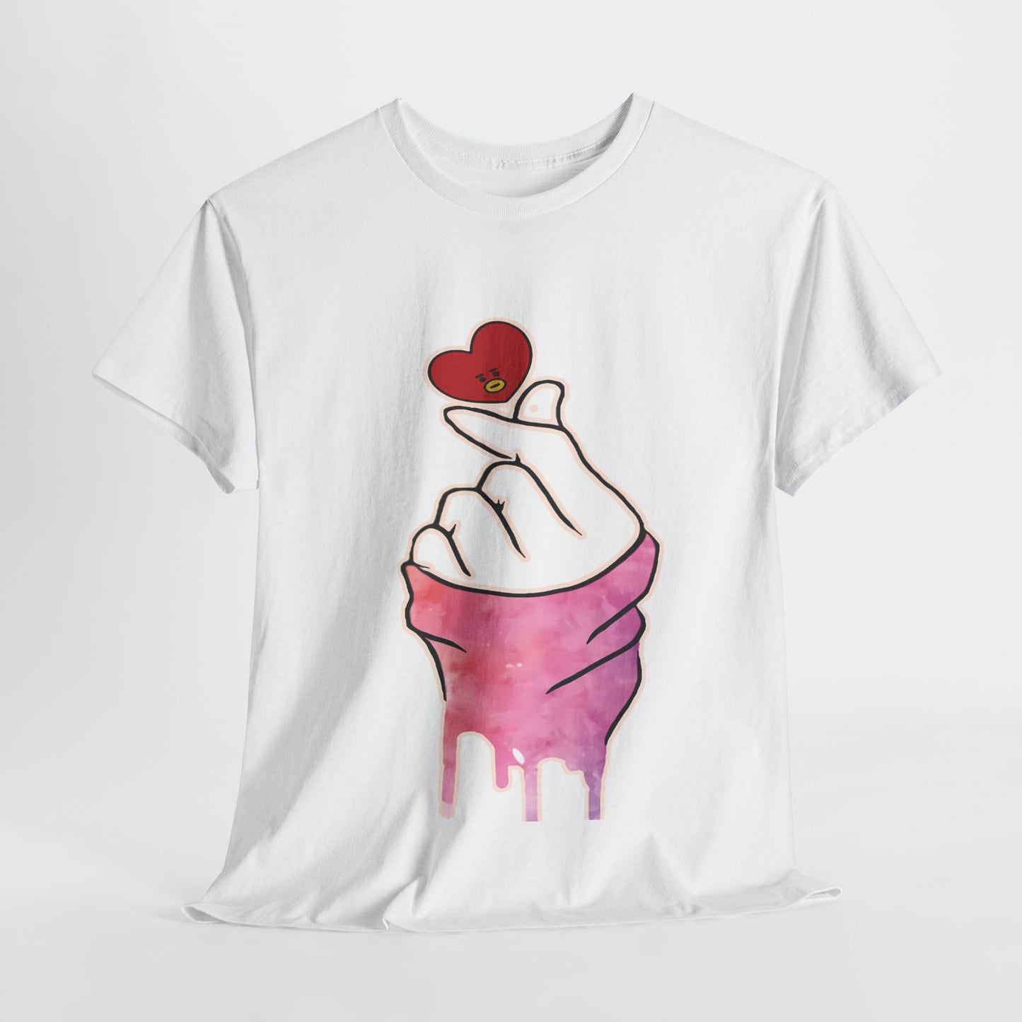 Hand machen ich liebe dich T-Shirt Grafik T-Shirt Herz T-Shirt Bekleidung einzigartige Geschenkidee