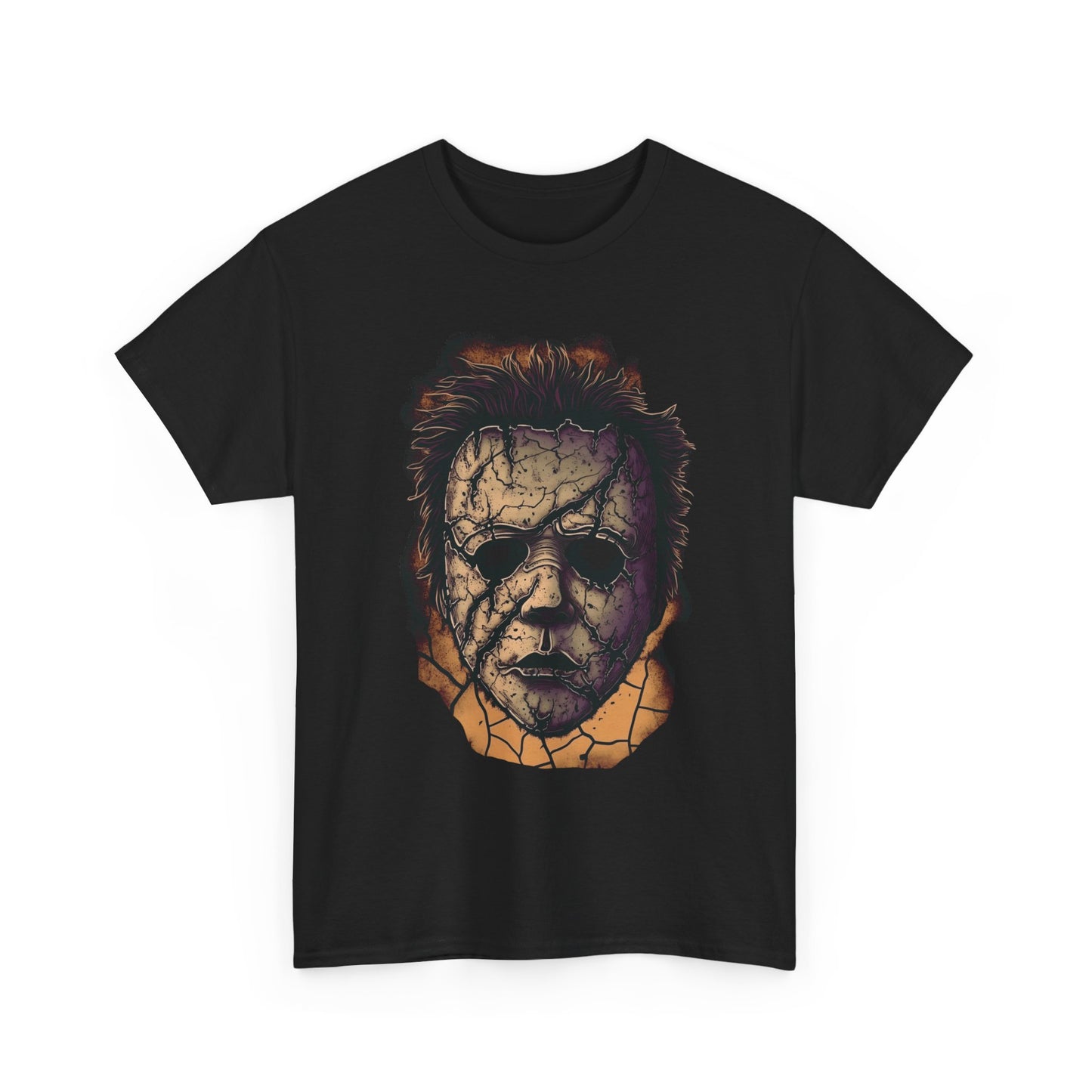 Michael Myers Mask Horror T-Shirt Halloween Costume Tee Spooky Movie Merchandise