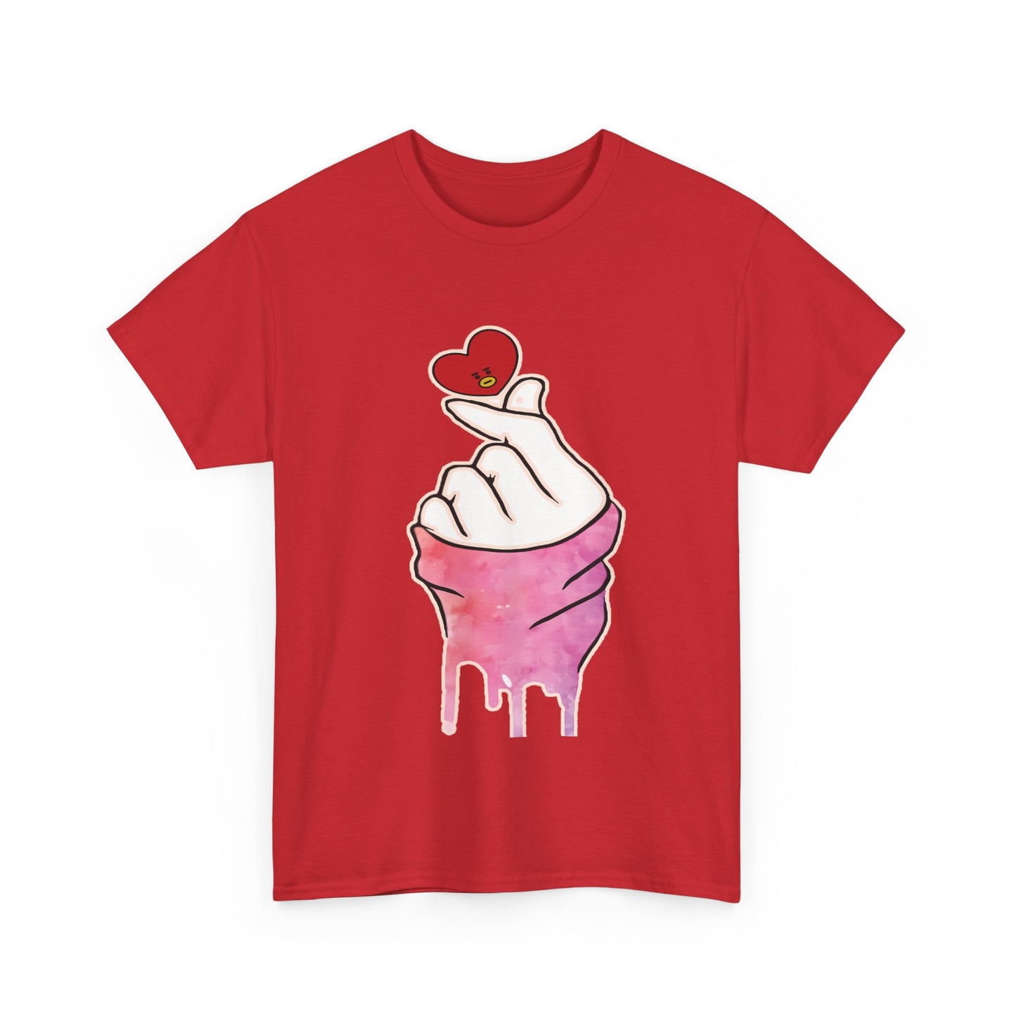 Hand machen ich liebe dich T-Shirt Grafik T-Shirt Herz T-Shirt Bekleidung einzigartige Geschenkidee