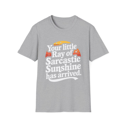 Sarcastic Typography T-Shirt Funny Graphic Tee Unisex Casual Apparel Witty Statement Shirt Clever Humor Gift Idea for Sarcasm Lovers