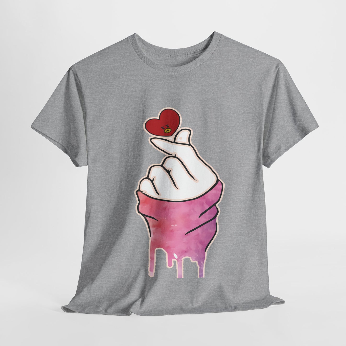 Hand machen ich liebe dich T-Shirt Grafik T-Shirt Herz T-Shirt Bekleidung einzigartige Geschenkidee