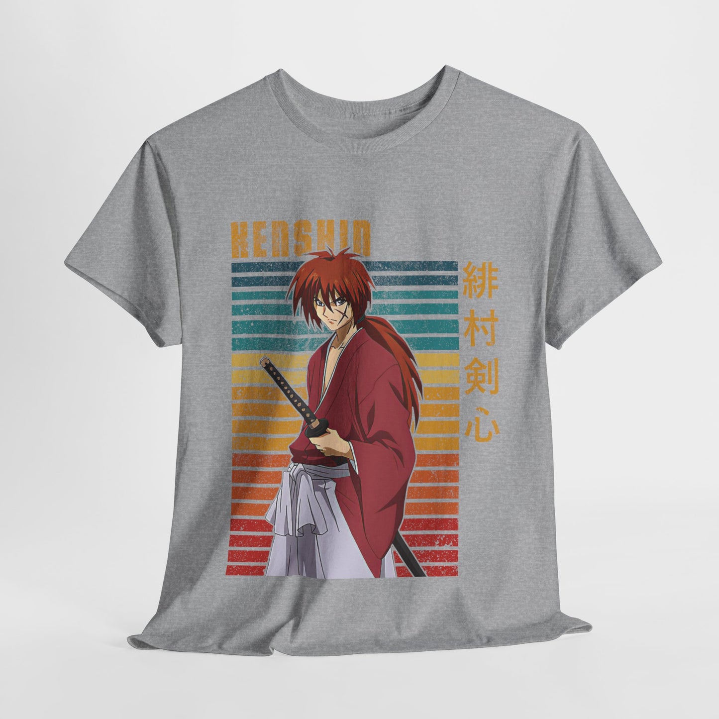 Anime Samurai T-Shirt Stylish Graphic Tee Japanese Warrior Apparel Unique Tee