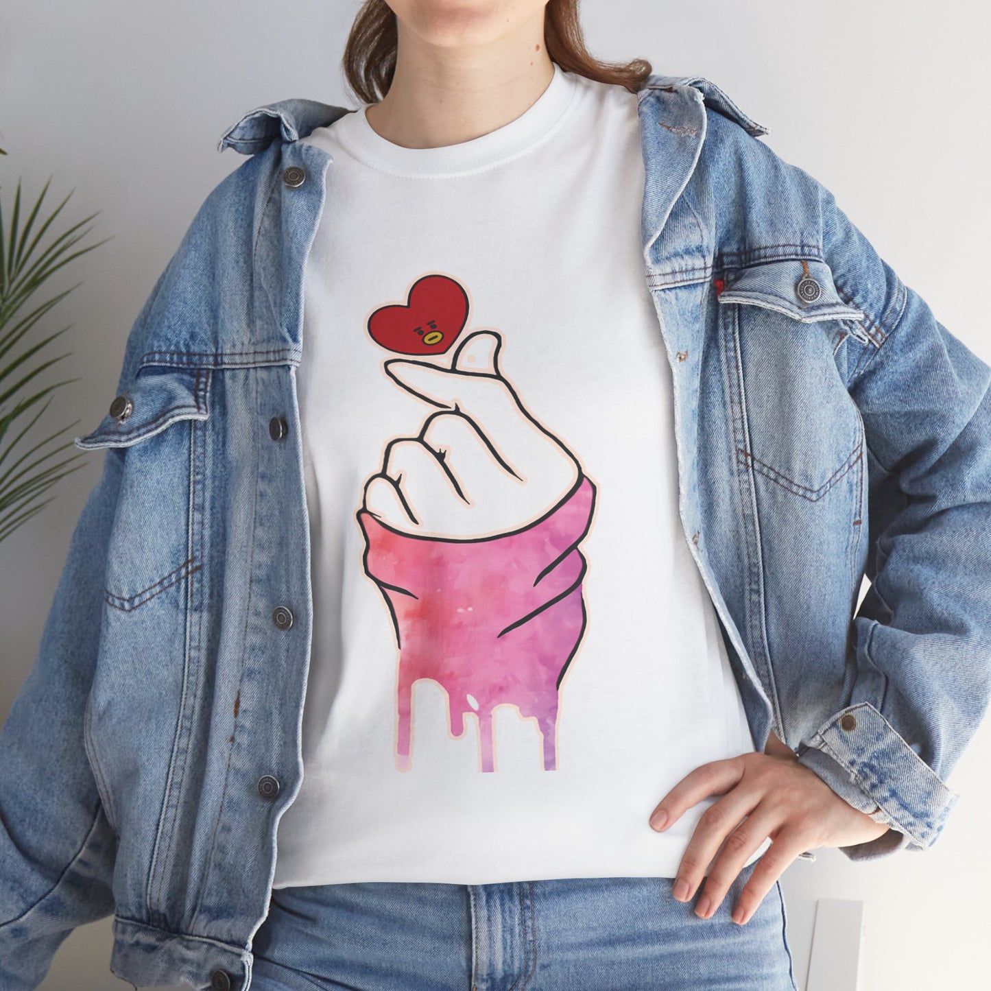 Hand machen ich liebe dich T-Shirt Grafik T-Shirt Herz T-Shirt Bekleidung einzigartige Geschenkidee