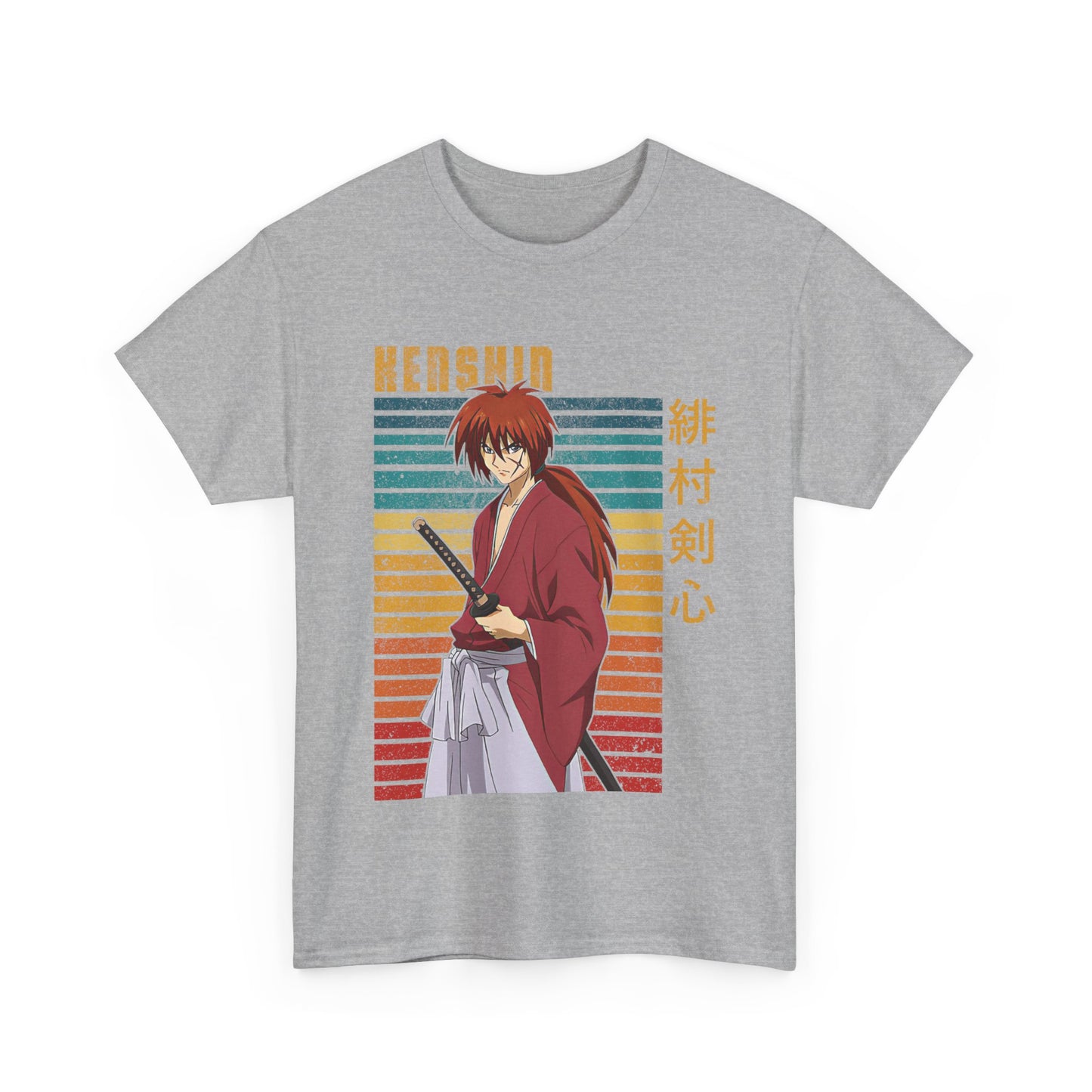 Anime Samurai T-Shirt Stylish Graphic Tee Japanese Warrior Apparel Unique Tee