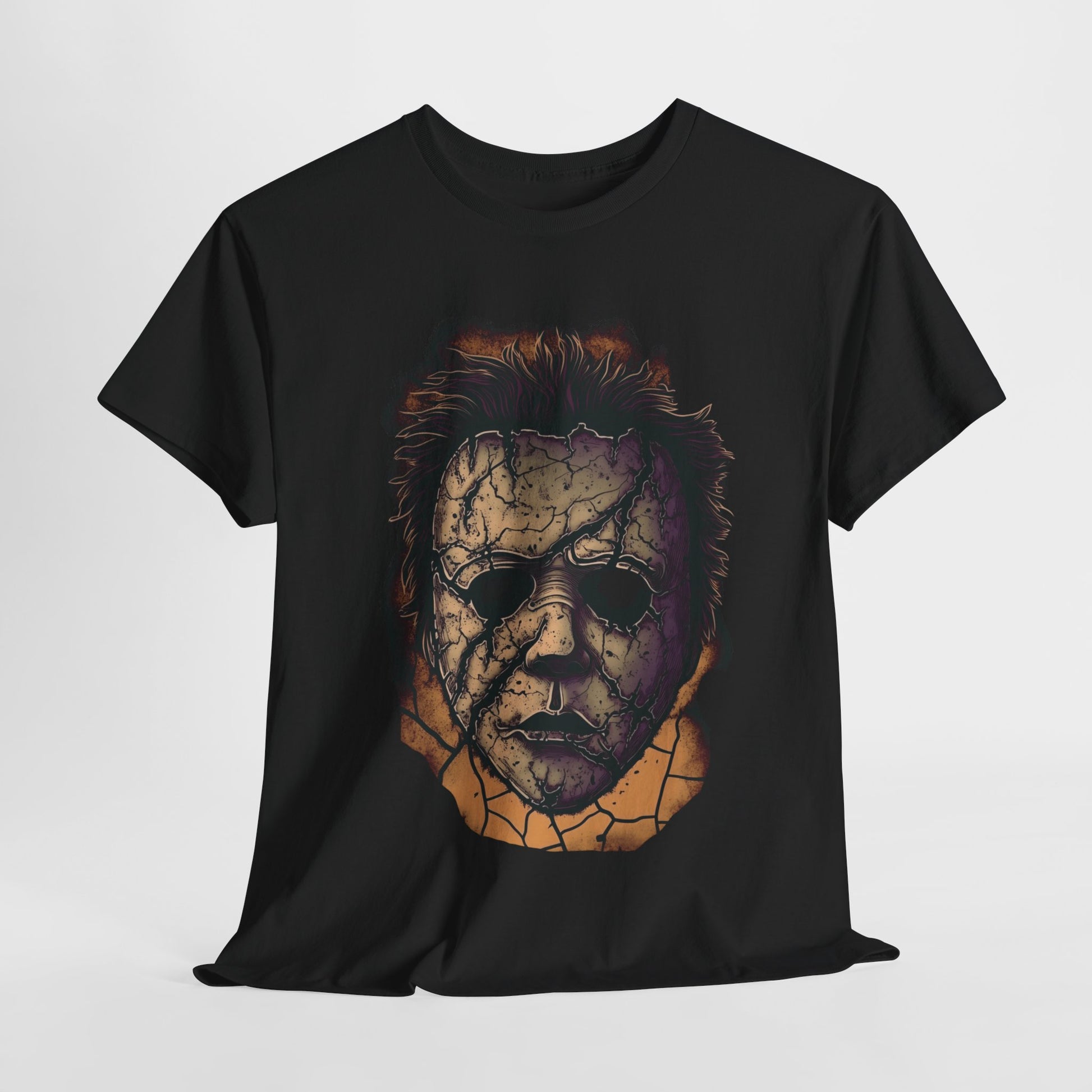 Michael Myers Mask Horror T-Shirt Halloween Costume Tee Spooky Movie Merchandise