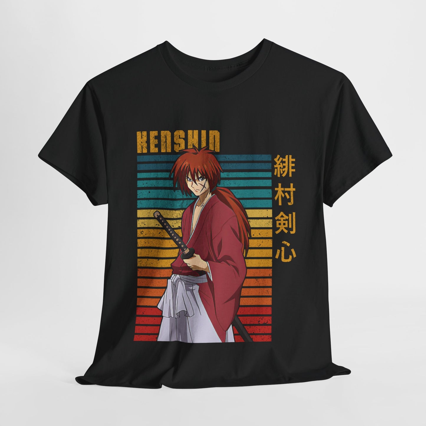 Anime Samurai T-Shirt Stylish Graphic Tee Japanese Warrior Apparel Unique Tee