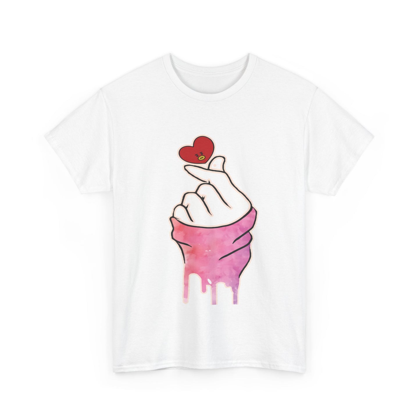 Hand machen ich liebe dich T-Shirt Grafik T-Shirt Herz T-Shirt Bekleidung einzigartige Geschenkidee