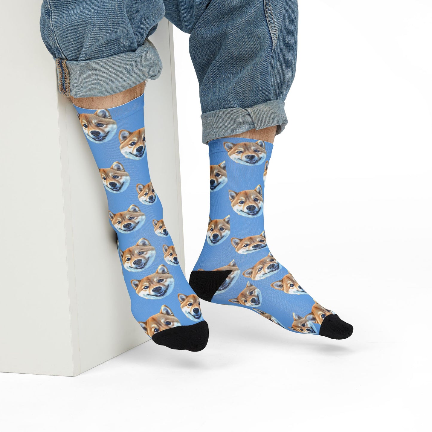 custom pet photo socks