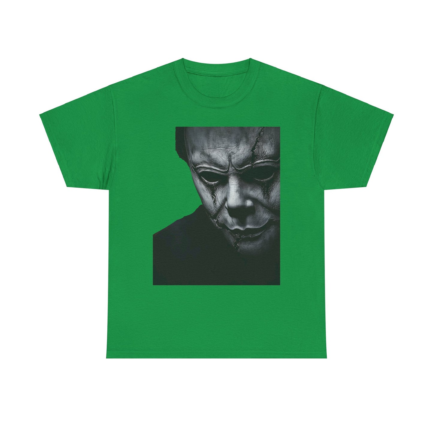 Michael Myers Tee, Halloween Graphic T-Shirt, Horror Mask Top, Unisex Cotton Tee