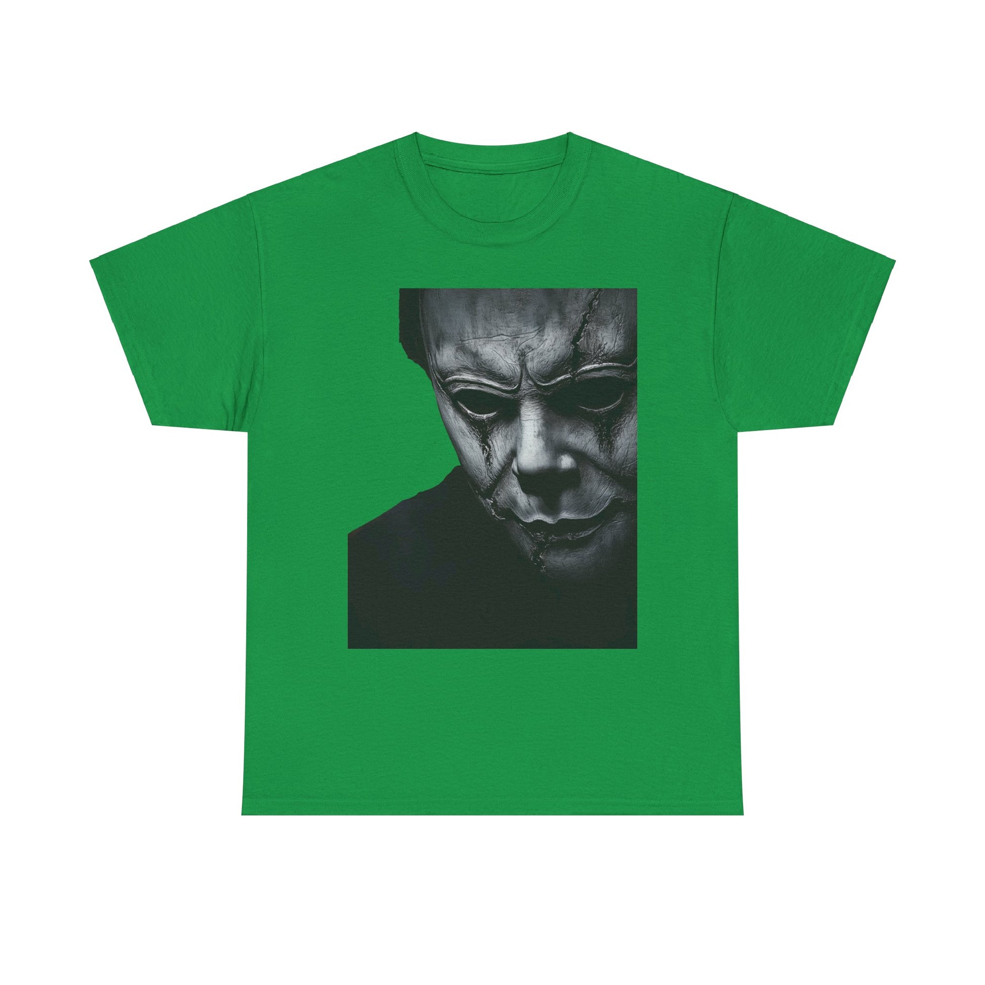 Michael Myers Tee, Halloween Graphic T-Shirt, Horror Mask Top, Unisex Cotton Tee