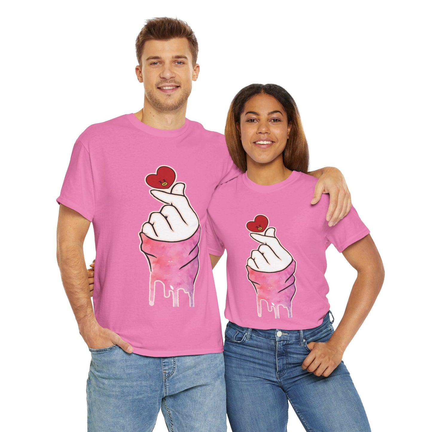 Hand machen ich liebe dich T-Shirt Grafik T-Shirt Herz T-Shirt Bekleidung einzigartige Geschenkidee