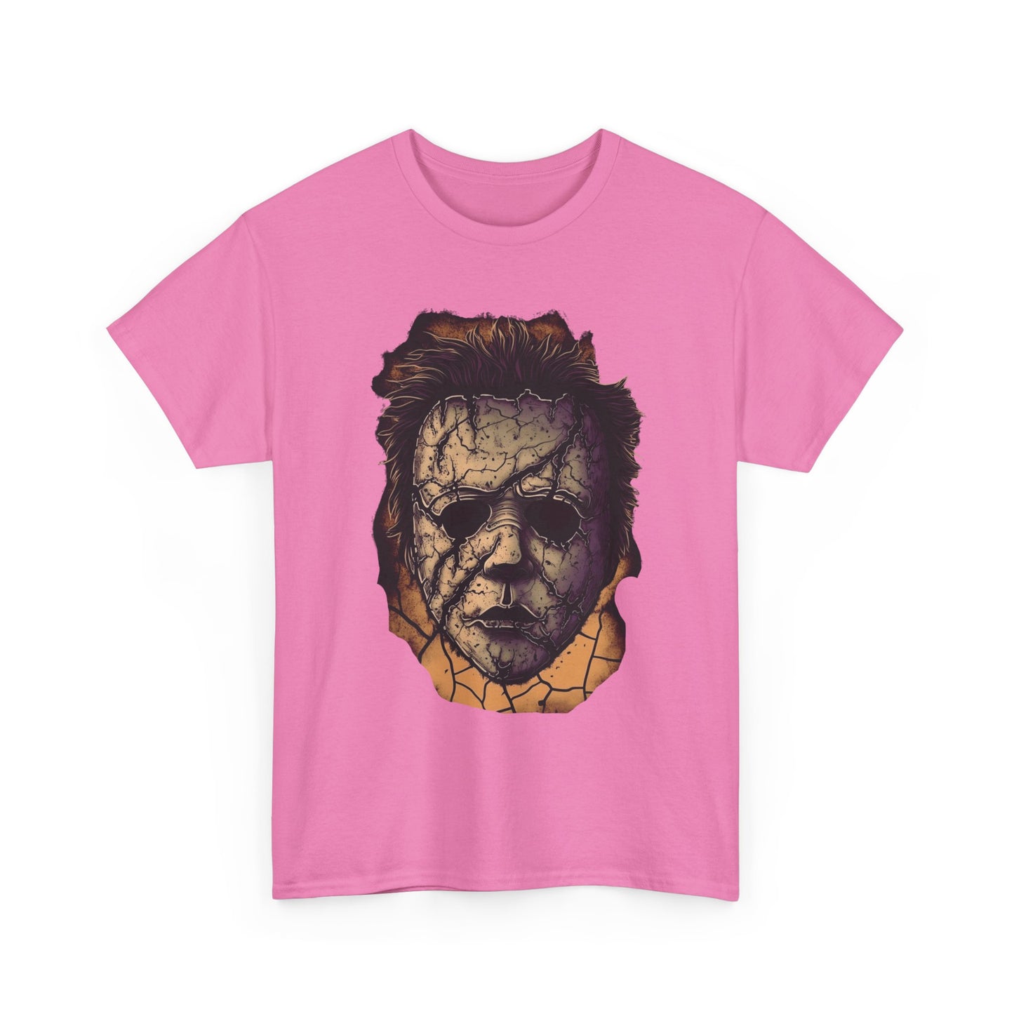 Michael Myers Mask Horror T-Shirt Halloween Costume Tee Spooky Movie Merchandise