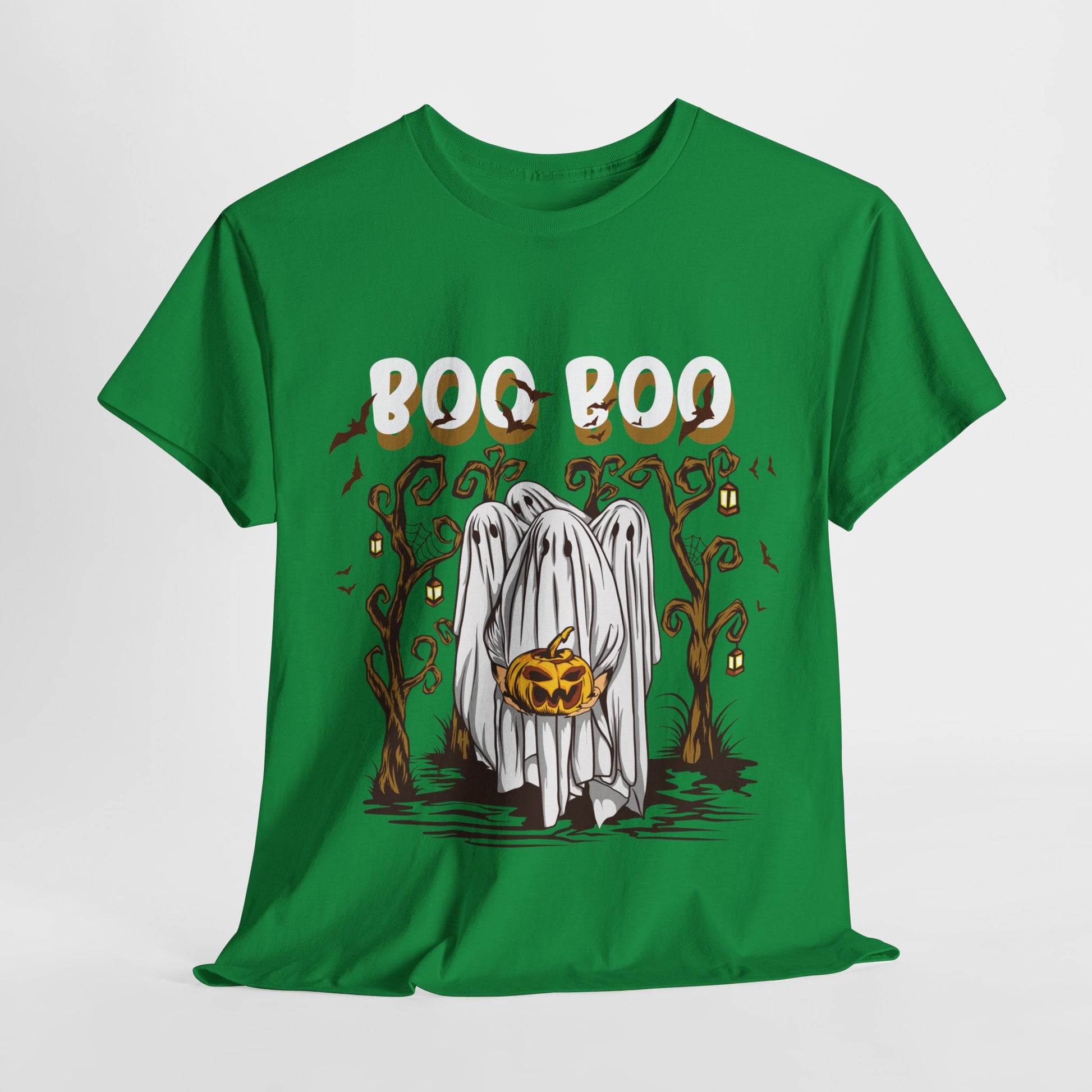 Boo T-Shirt Spooky Ghost Halloween Tee Fun Unisex Halloween Graphic Shirt Cute Ghost Design Unique Halloween Apparel