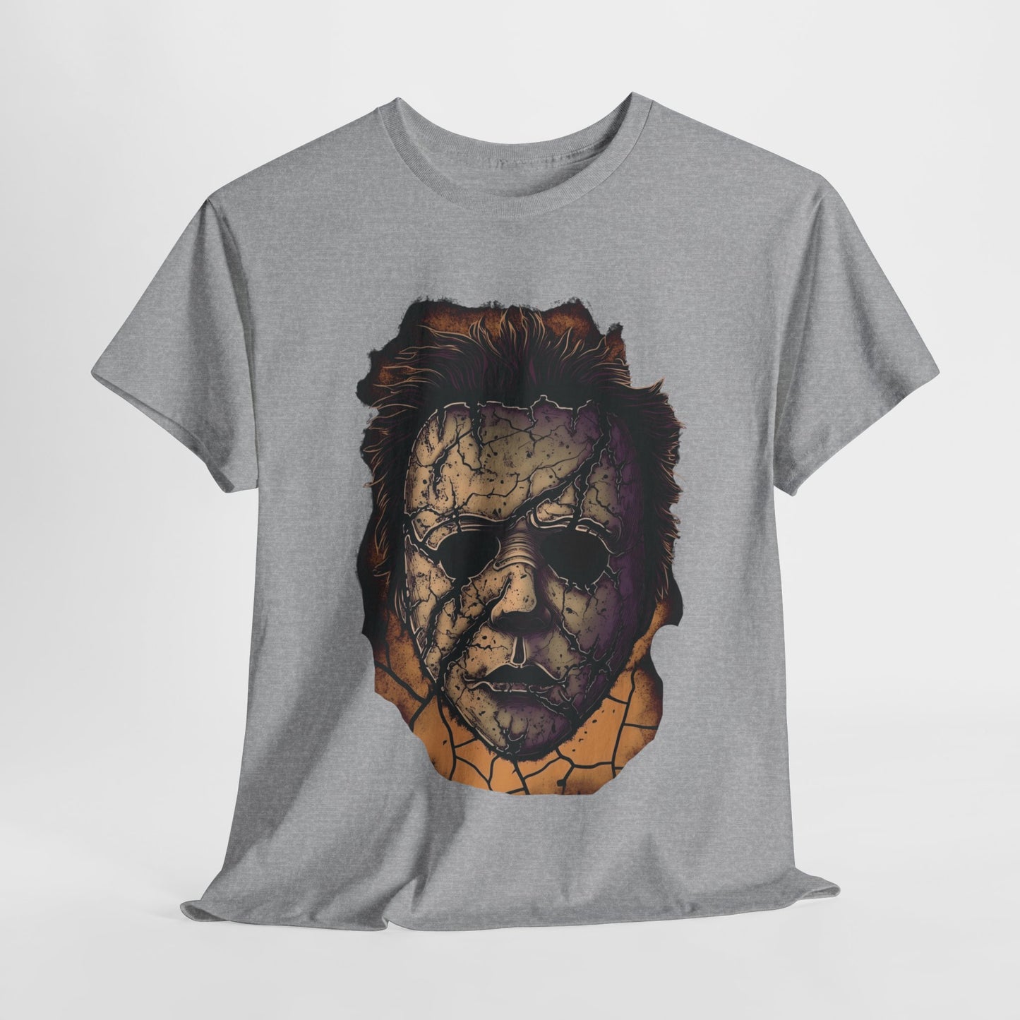 Michael Myers Mask Horror T-Shirt Halloween Costume Tee Spooky Movie Merchandise