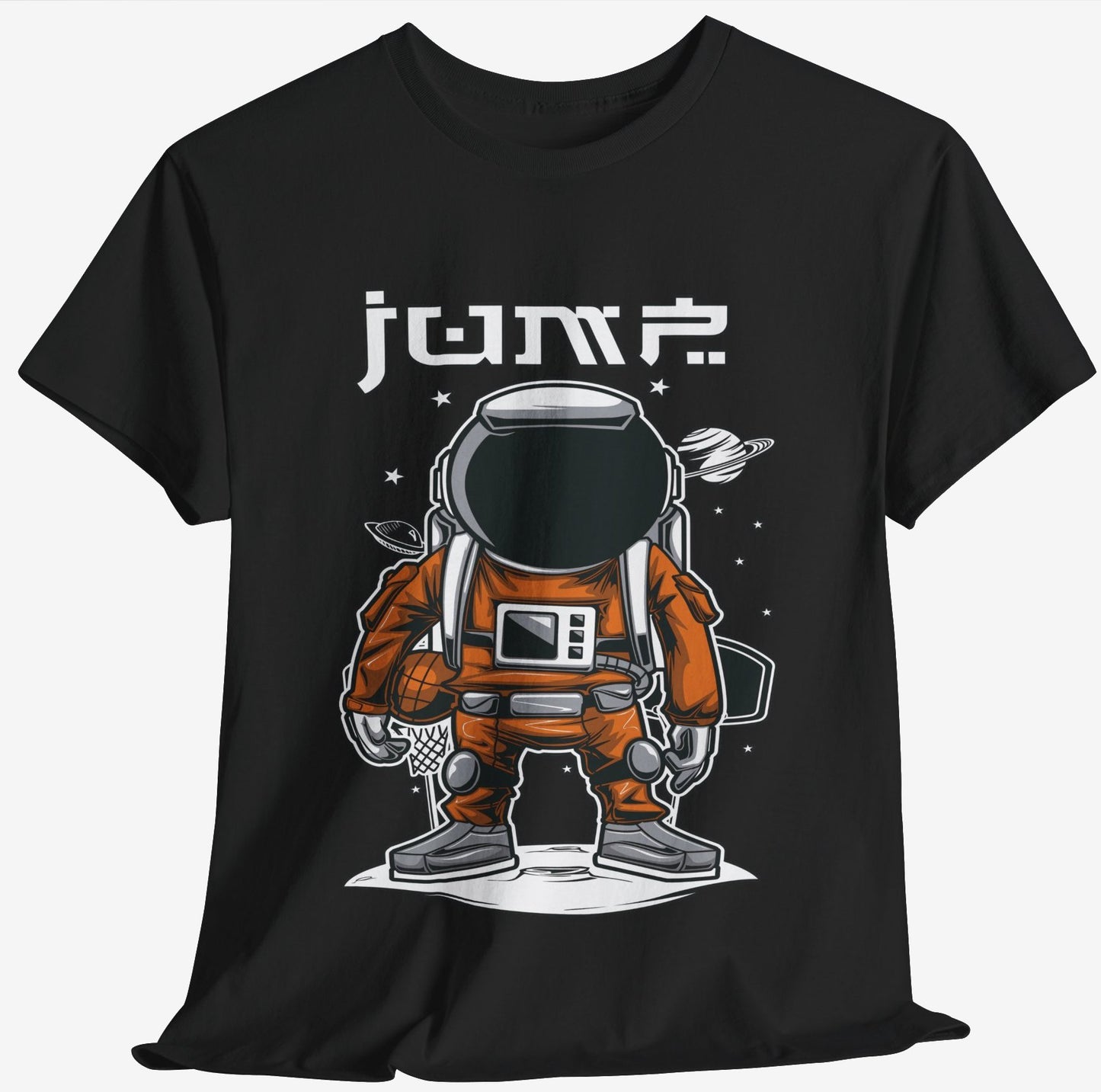 Astronaut Basketball T-Shirt Space Graphic Tee Galaxy Sports Streetwear Shirt