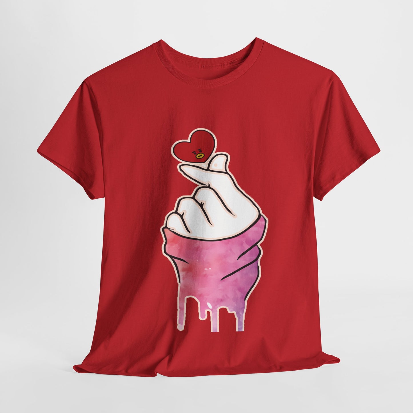 Hand machen ich liebe dich T-Shirt Grafik T-Shirt Herz T-Shirt Bekleidung einzigartige Geschenkidee