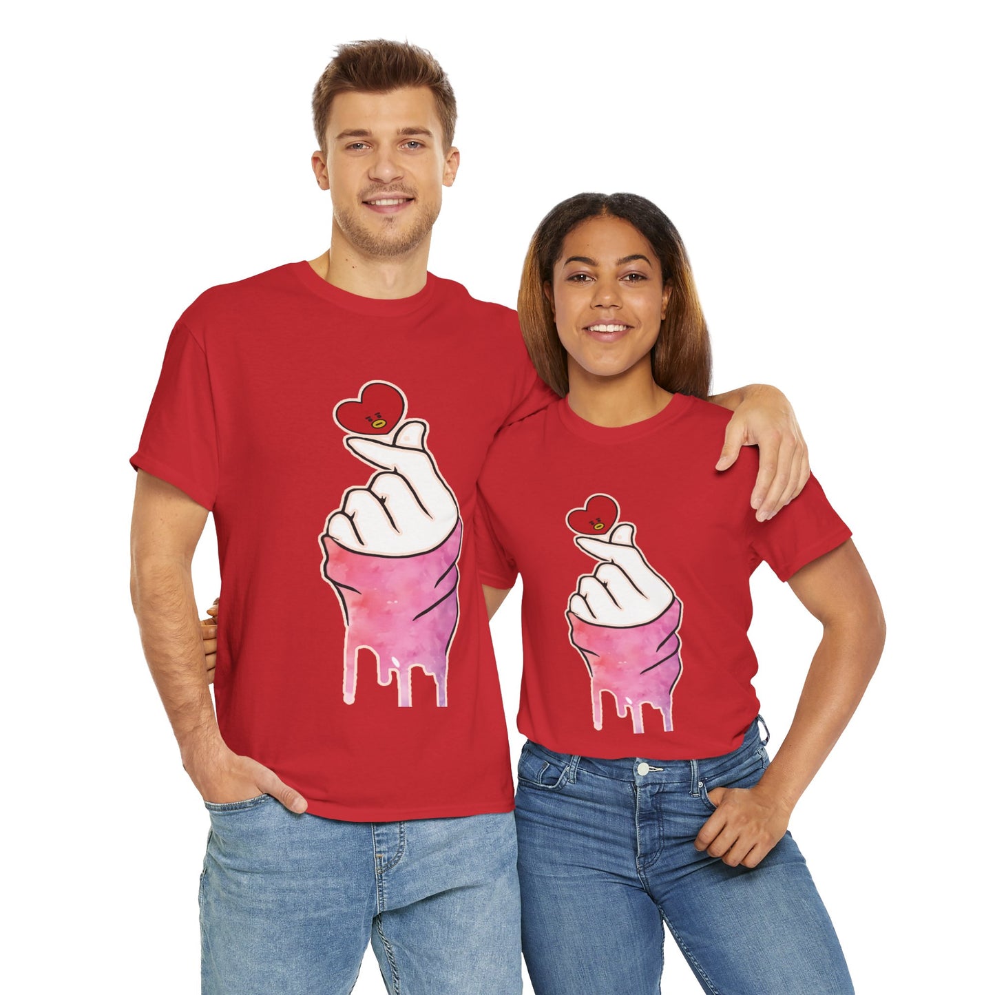 Hand machen ich liebe dich T-Shirt Grafik T-Shirt Herz T-Shirt Bekleidung einzigartige Geschenkidee