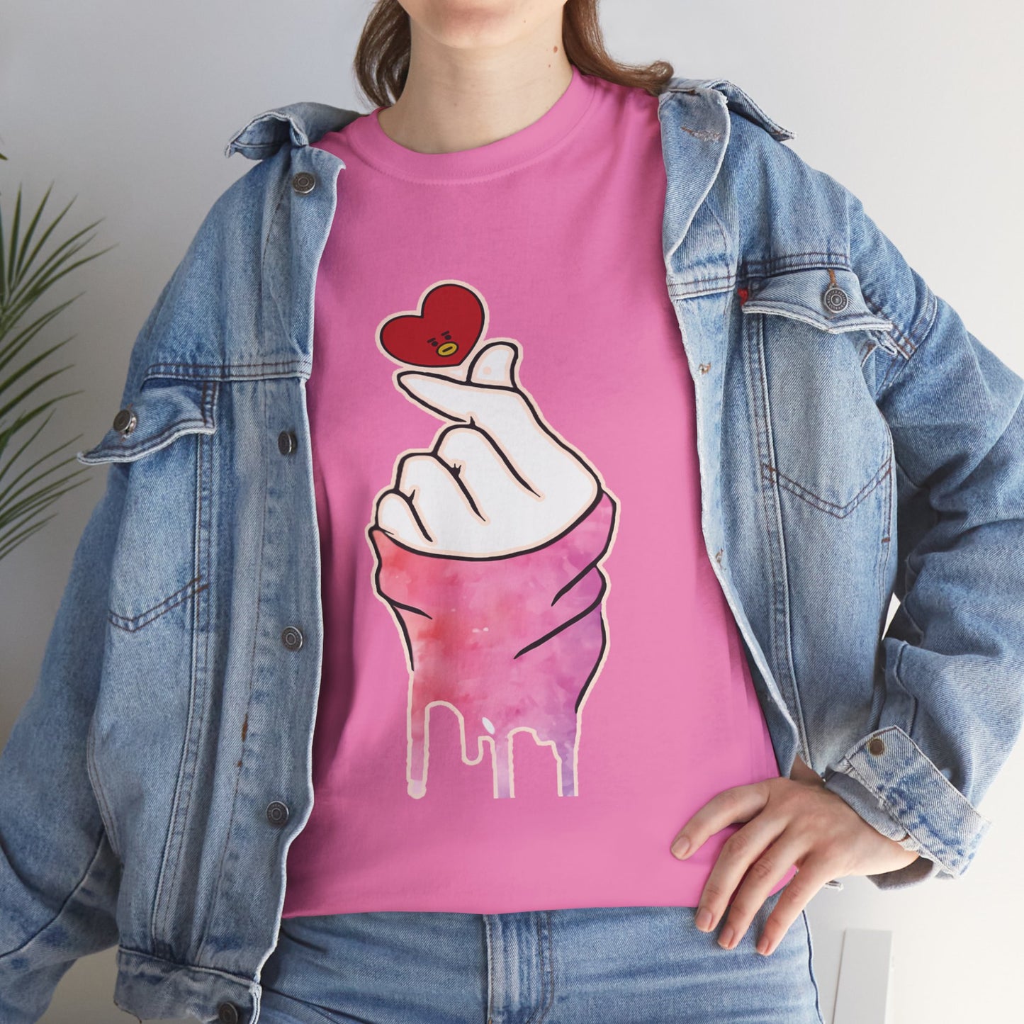 Hand machen ich liebe dich T-Shirt Grafik T-Shirt Herz T-Shirt Bekleidung einzigartige Geschenkidee