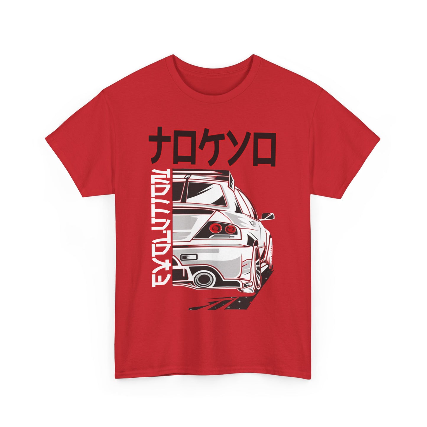 Tokyo Car T-Shirt Japanisches Straßenrennen Grafik T-Shirt Einzigartige Geschenkidee Unisex