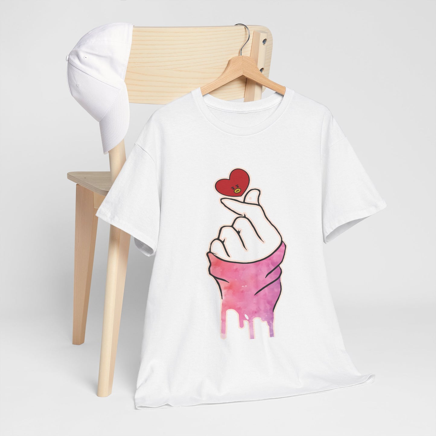 Hand machen ich liebe dich T-Shirt Grafik T-Shirt Herz T-Shirt Bekleidung einzigartige Geschenkidee