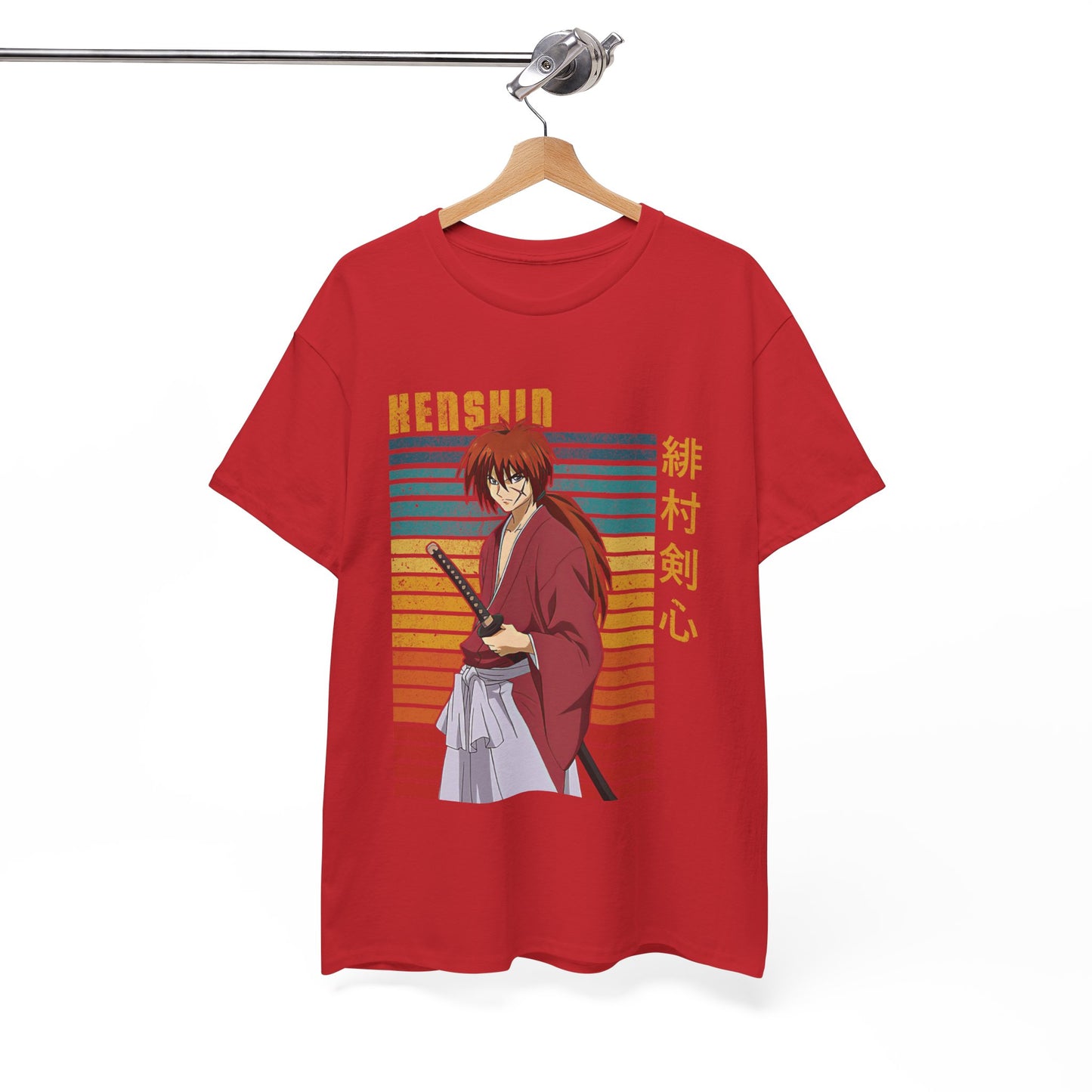 Anime Samurai T-Shirt Stylish Graphic Tee Japanese Warrior Apparel Unique Tee