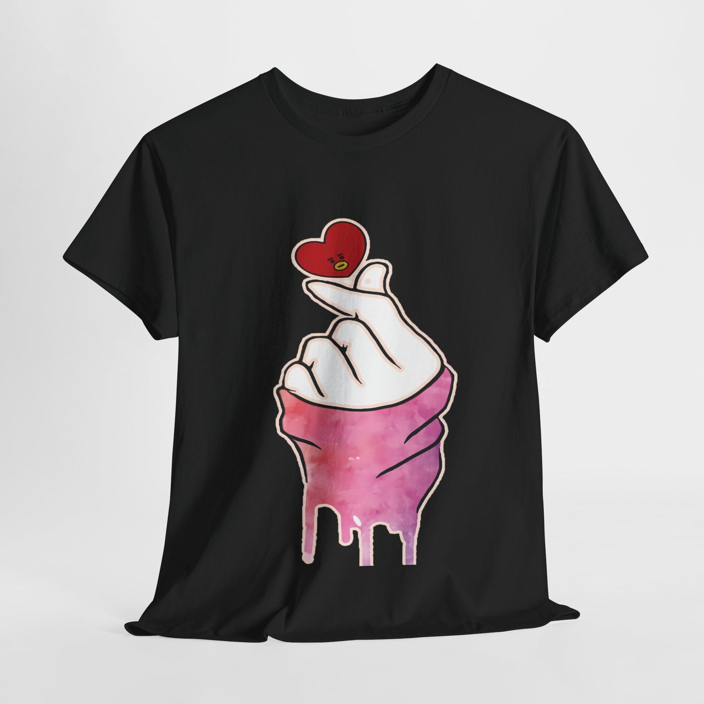 Hand machen ich liebe dich T-Shirt Grafik T-Shirt Herz T-Shirt Bekleidung einzigartige Geschenkidee