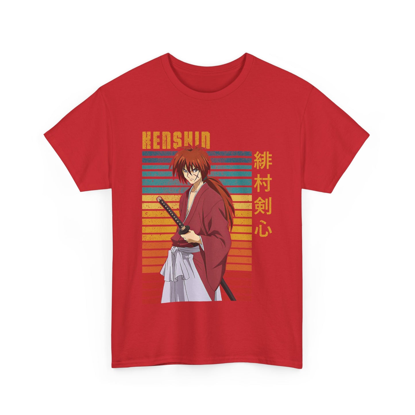 Anime Samurai T-Shirt Stylish Graphic Tee Japanese Warrior Apparel Unique Tee