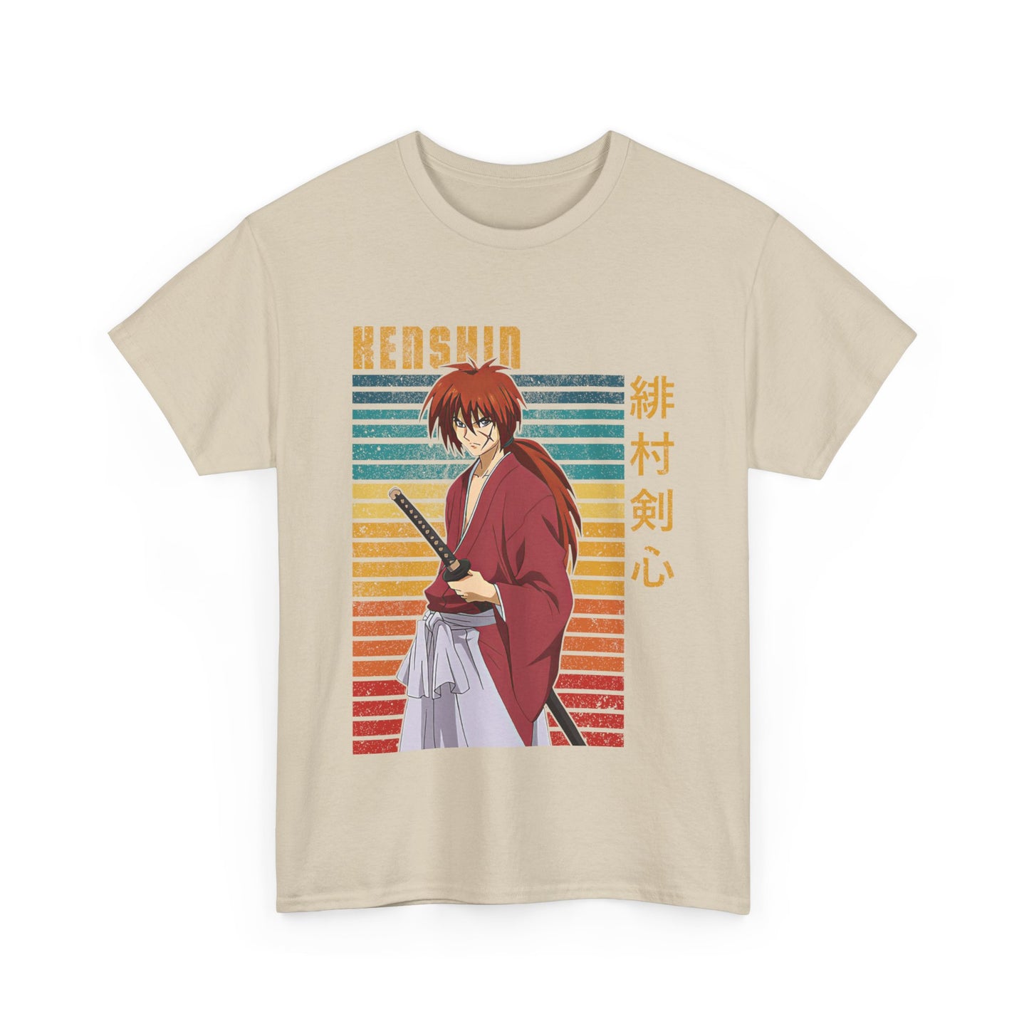 Anime Samurai T-Shirt Stylish Graphic Tee Japanese Warrior Apparel Unique Tee