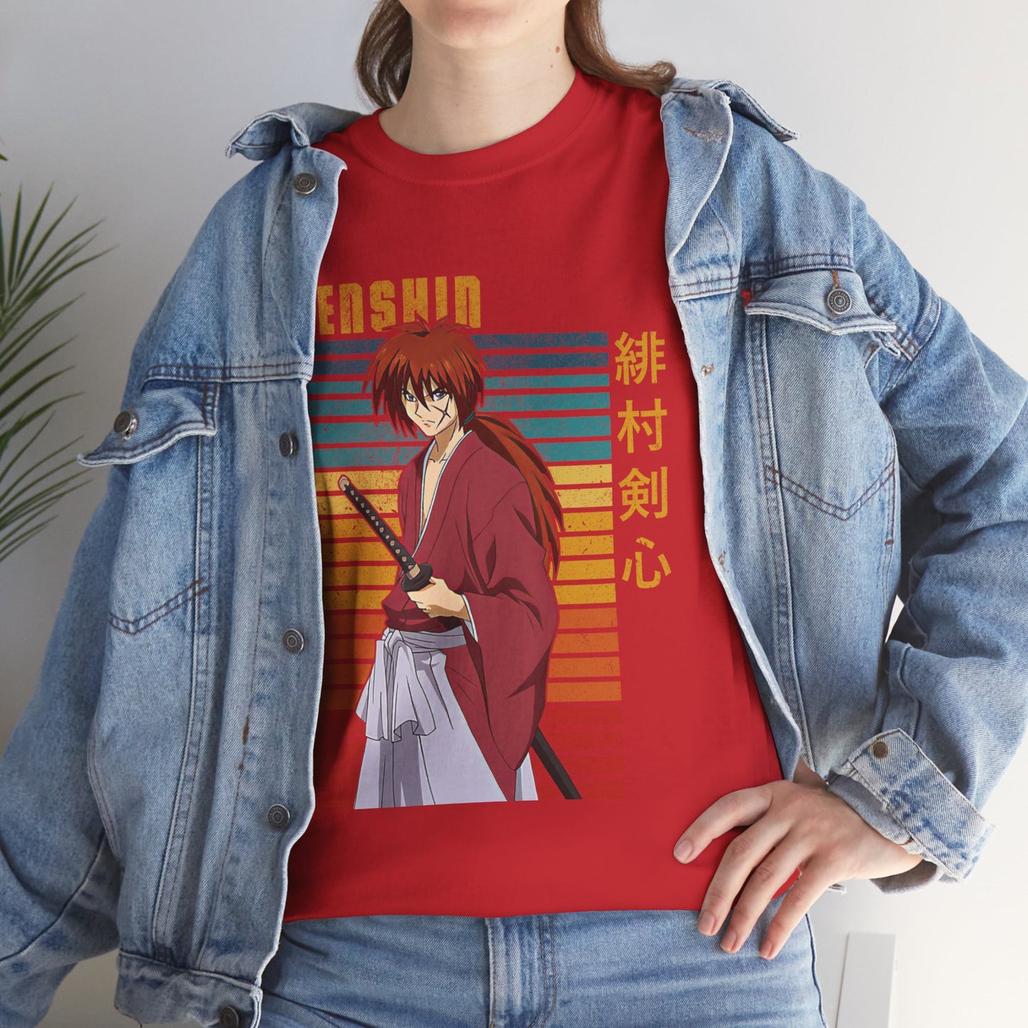 Anime Samurai T-Shirt Stylish Graphic Tee Japanese Warrior Apparel Unique Tee