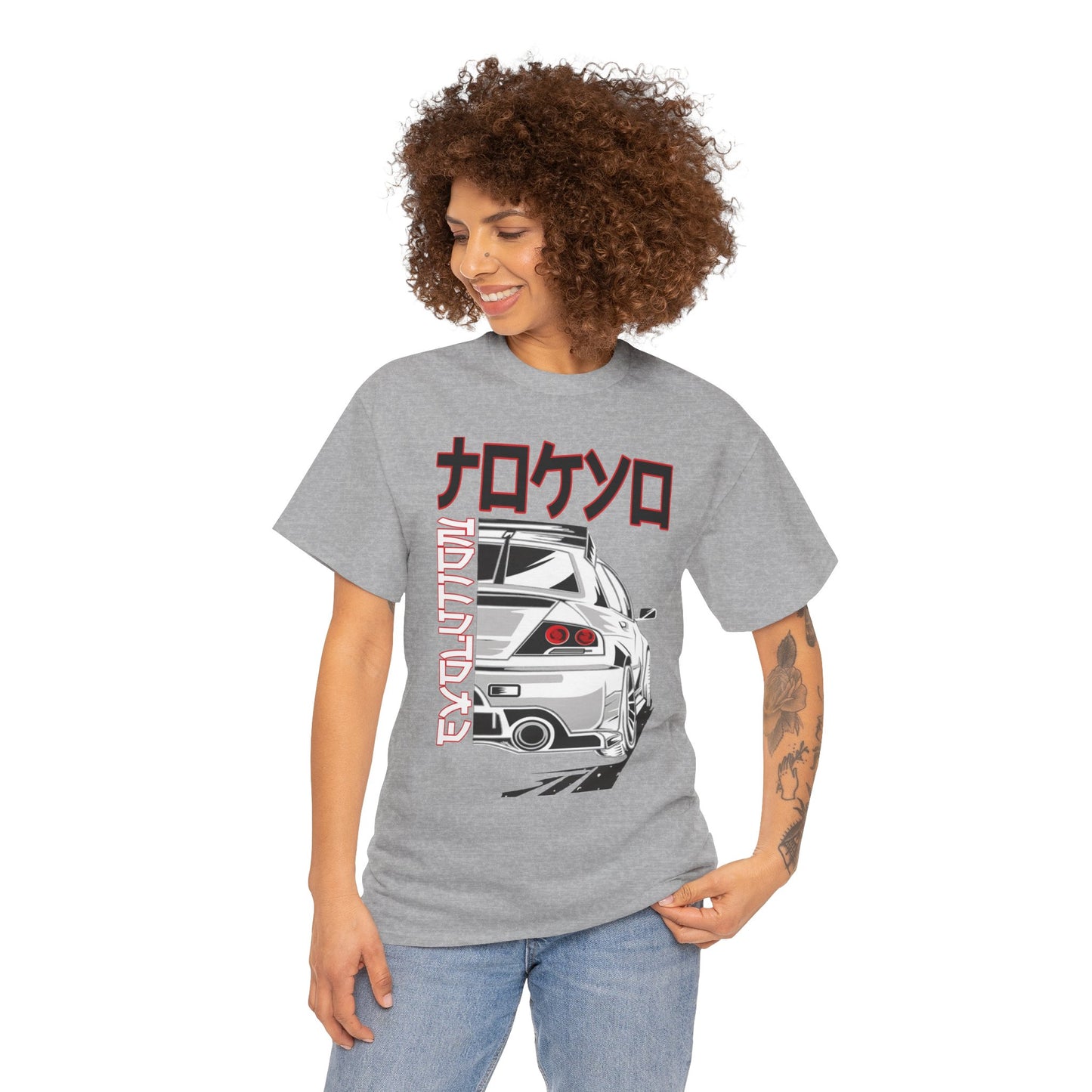 Tokyo Car T-Shirt Japanisches Straßenrennen Grafik T-Shirt Einzigartige Geschenkidee Unisex