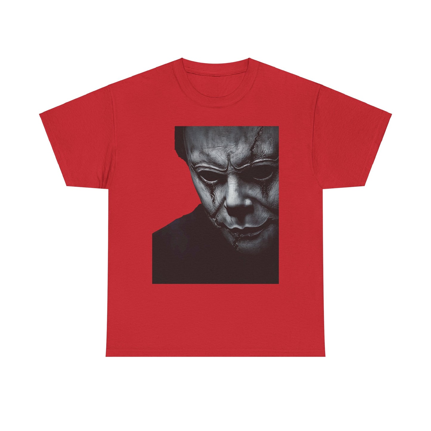 Michael Myers Tee, Halloween Graphic T-Shirt, Horror Mask Top, Unisex Cotton Tee