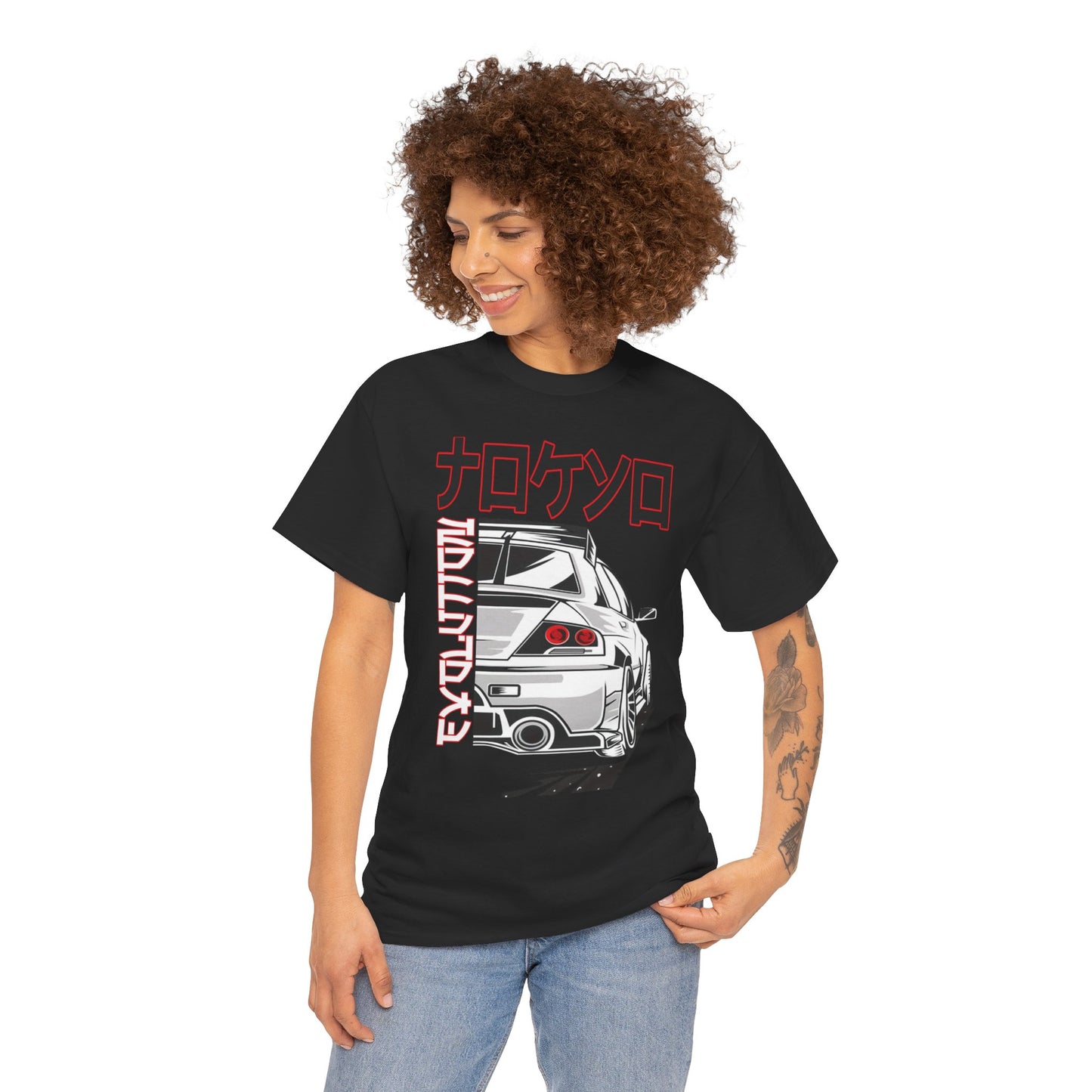 Tokyo Car T-Shirt Japanisches Straßenrennen Grafik T-Shirt Einzigartige Geschenkidee Unisex