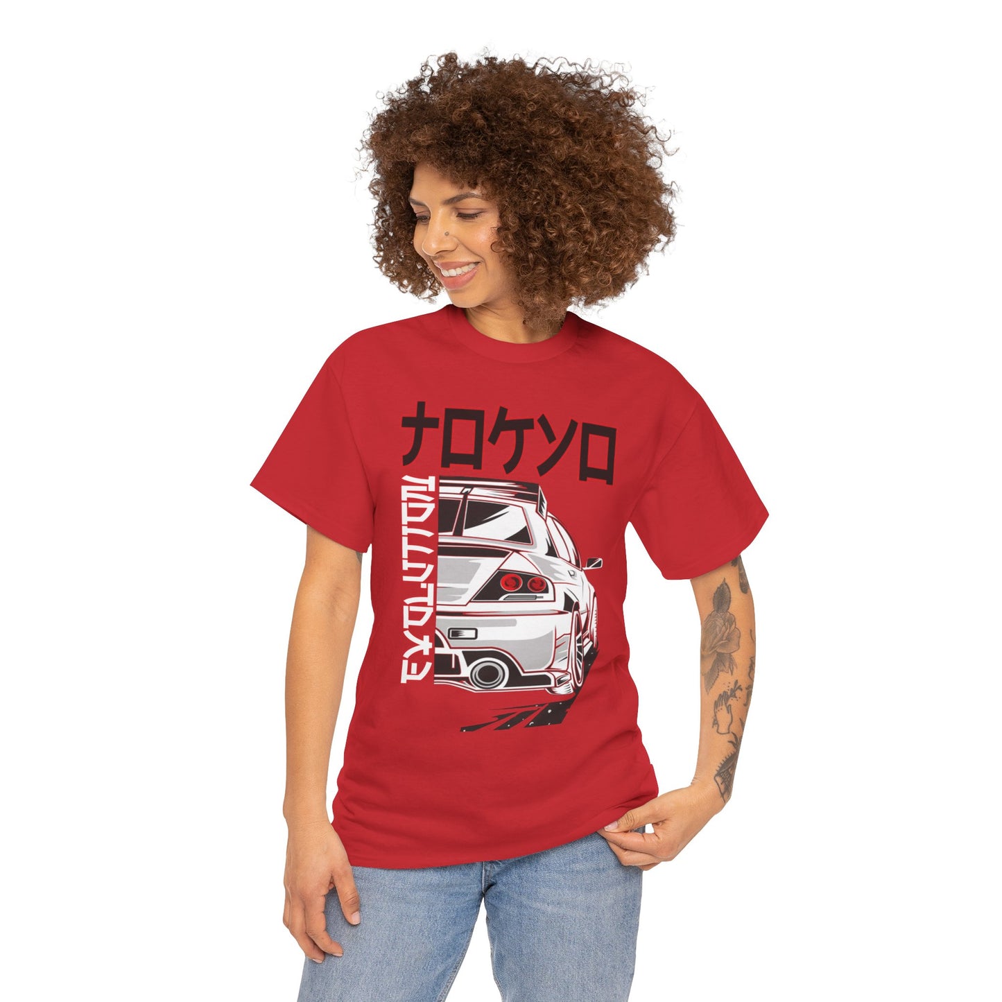 Tokyo Car T-Shirt Japanisches Straßenrennen Grafik T-Shirt Einzigartige Geschenkidee Unisex