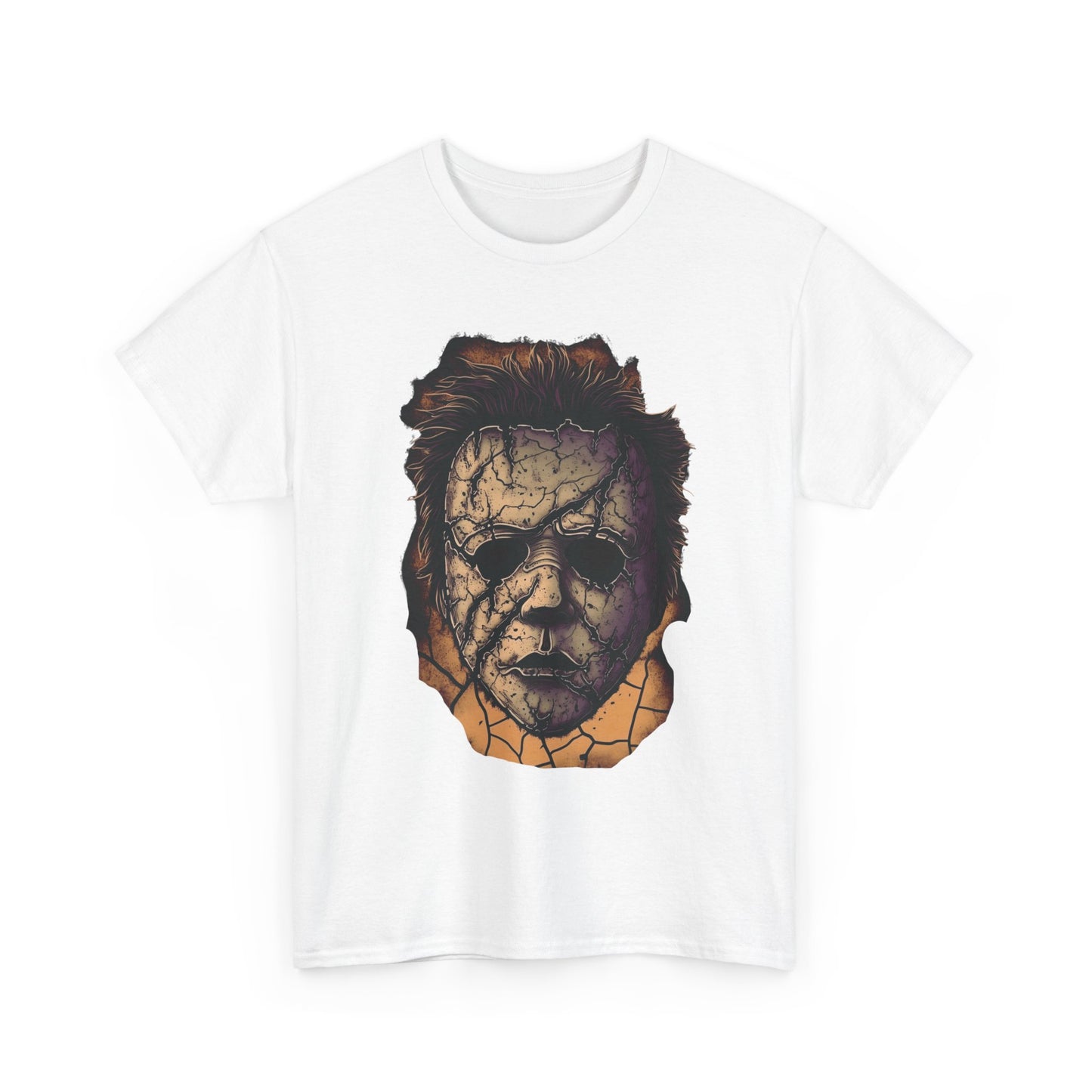 Michael Myers Mask Horror T-Shirt Halloween Costume Tee Spooky Movie Merchandise