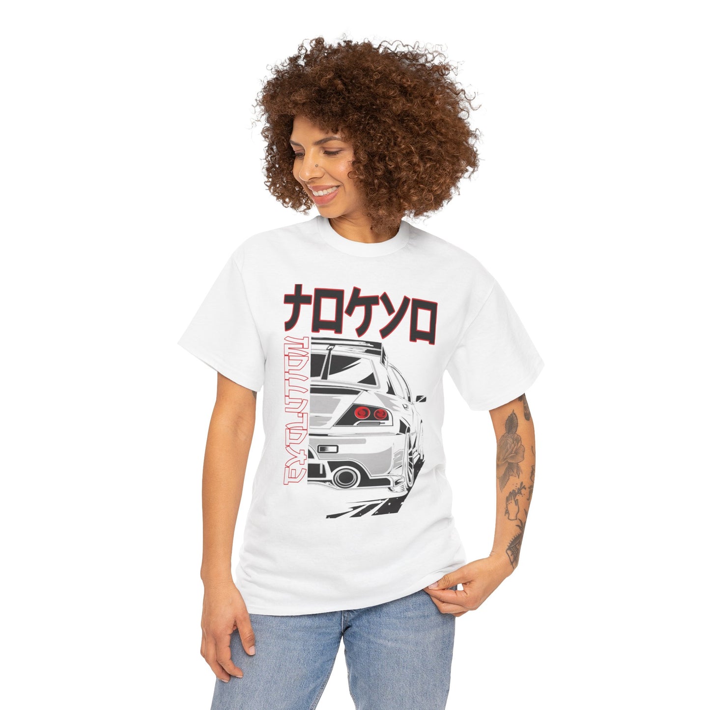 Tokyo Car T-Shirt Japanisches Straßenrennen Grafik T-Shirt Einzigartige Geschenkidee Unisex