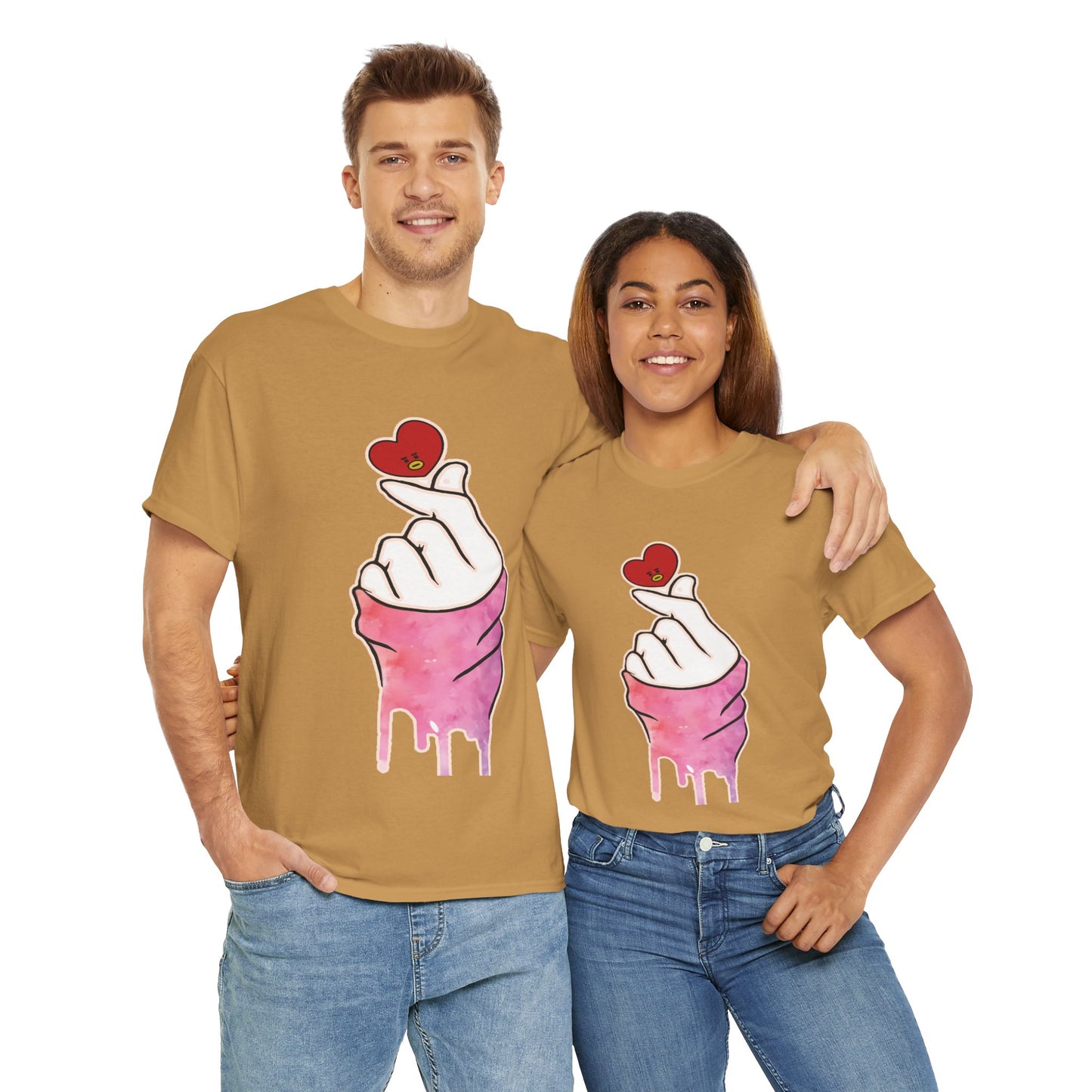 Hand machen ich liebe dich T-Shirt Grafik T-Shirt Herz T-Shirt Bekleidung einzigartige Geschenkidee