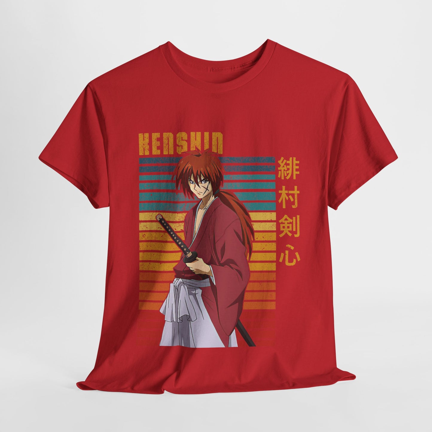 Anime Samurai T-Shirt Stylish Graphic Tee Japanese Warrior Apparel Unique Tee