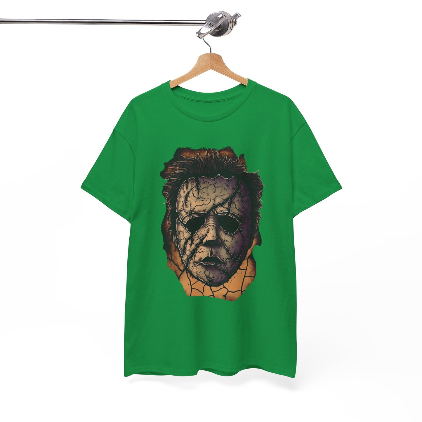 Michael Myers Mask Horror T-Shirt Halloween Costume Tee Spooky Movie Merchandise