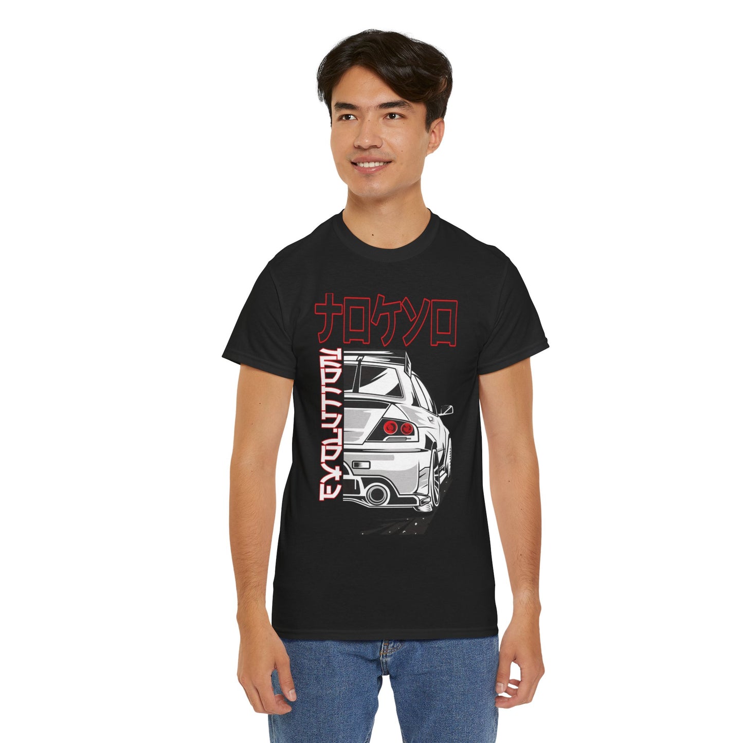 Tokyo Car T-Shirt Japanisches Straßenrennen Grafik T-Shirt Einzigartige Geschenkidee Unisex