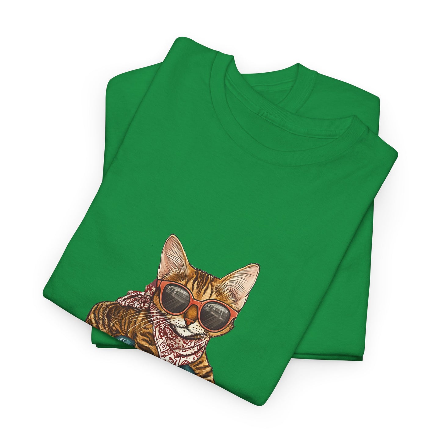 Retro Skateboard Cat T-Shirt Cat Graphic Tee Cool Streetwear for Cat Lovers