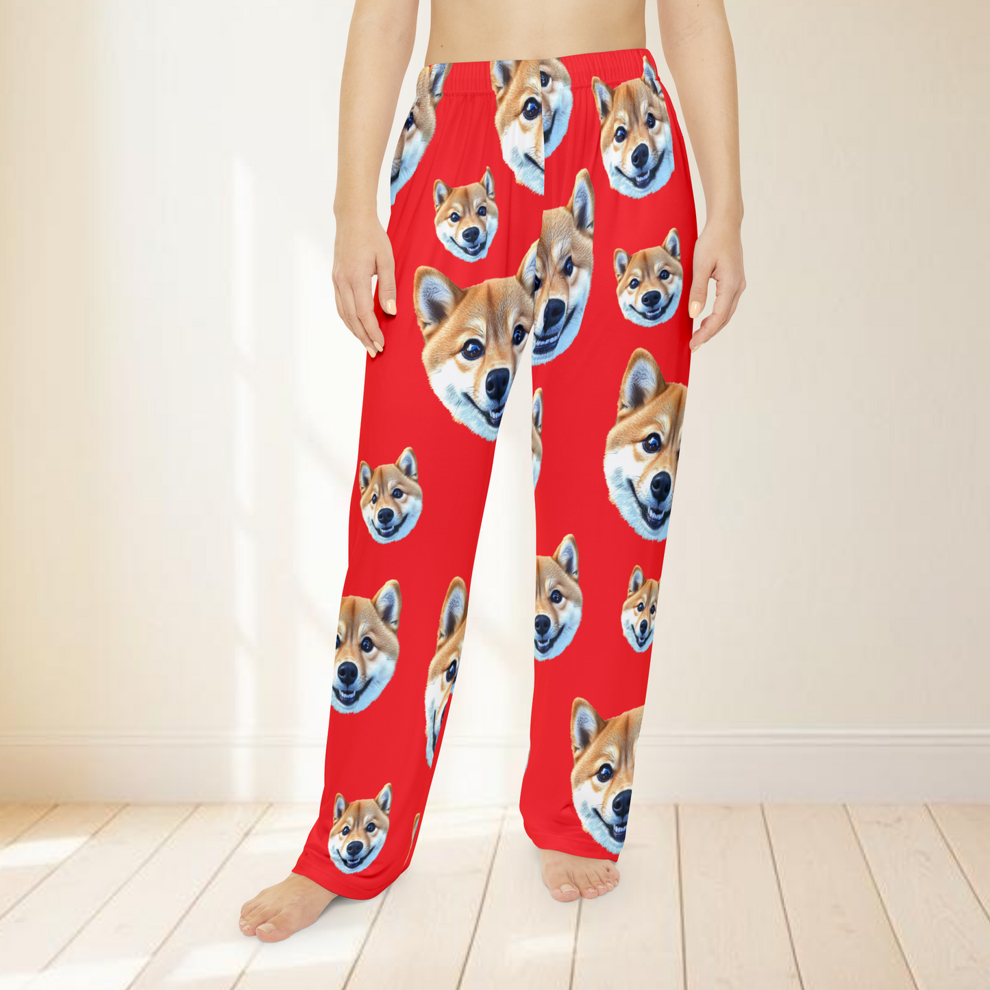 Custom Pet Pajama Pants - Personalized Dog & Cat Face PJs for Pet Lovers